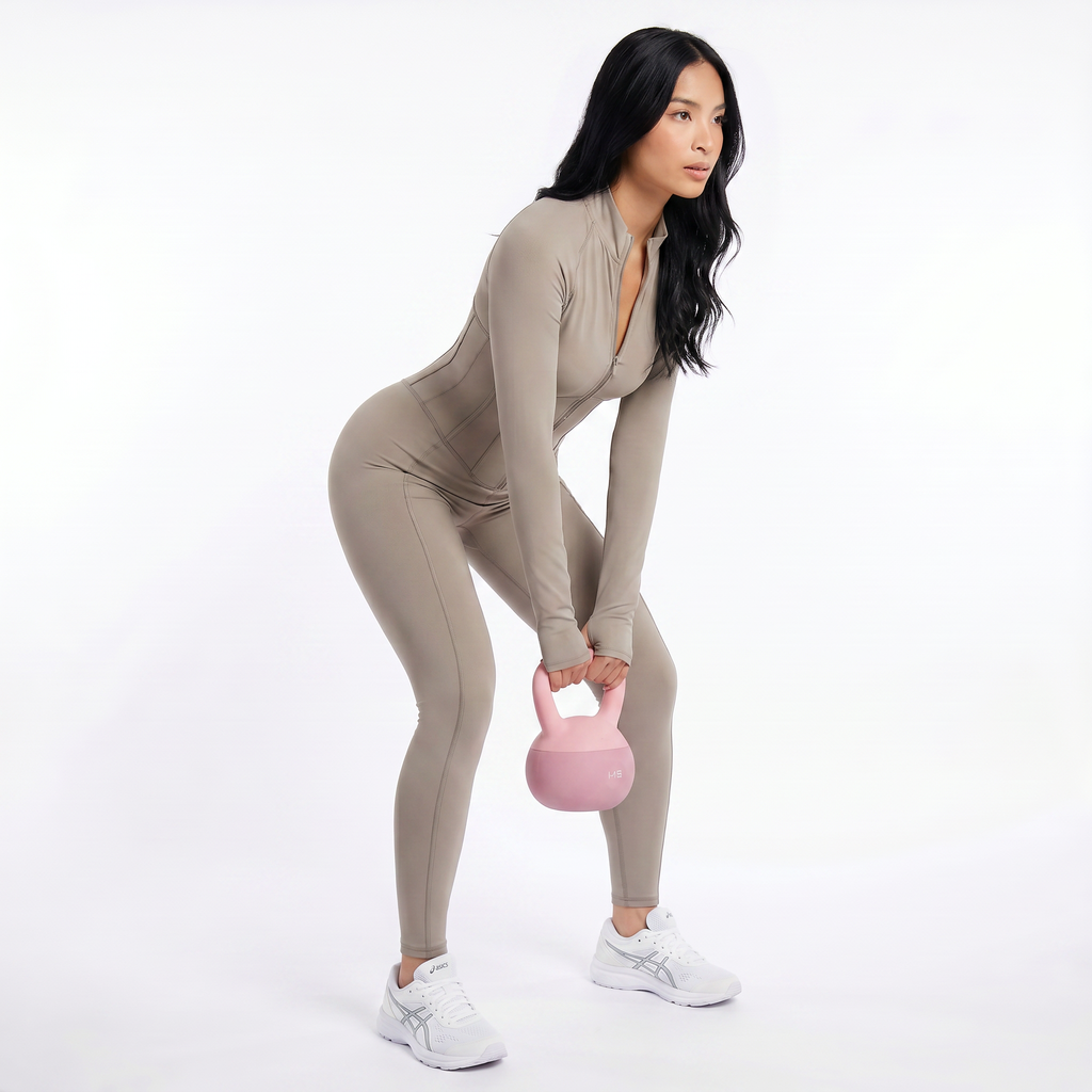 Sculpt half-zip bodysuit