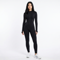 Sculpt half-zip bodysuit