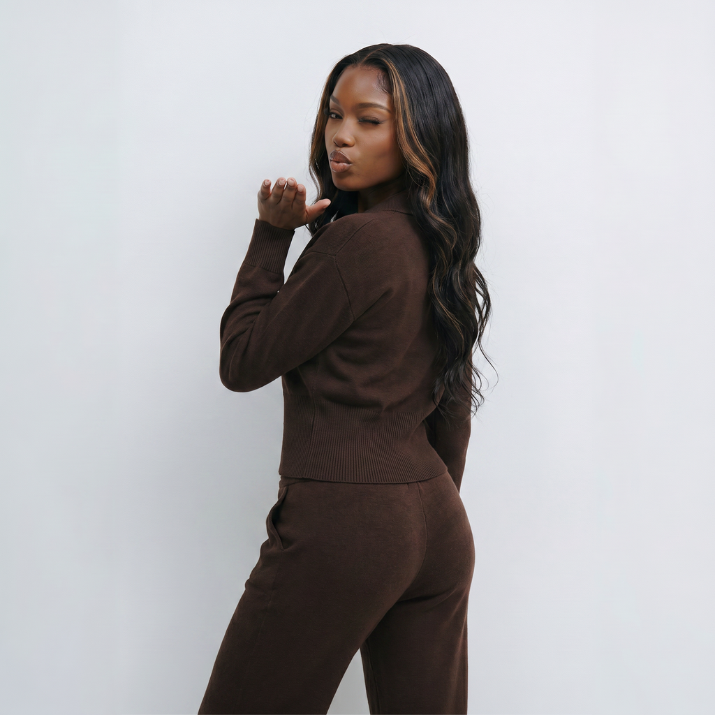 Knitted Cardigan 2-Piece