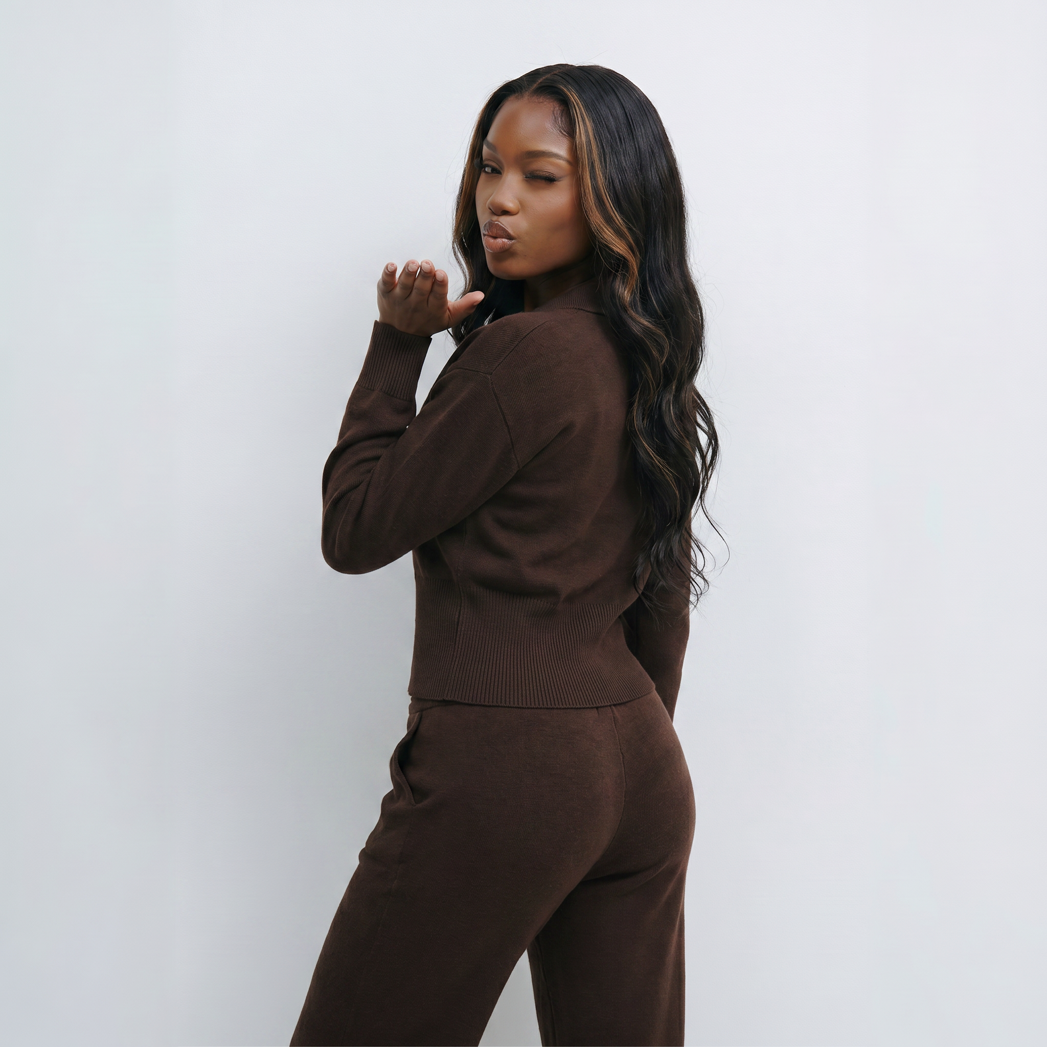 Knitted Cardigan 2-Piece